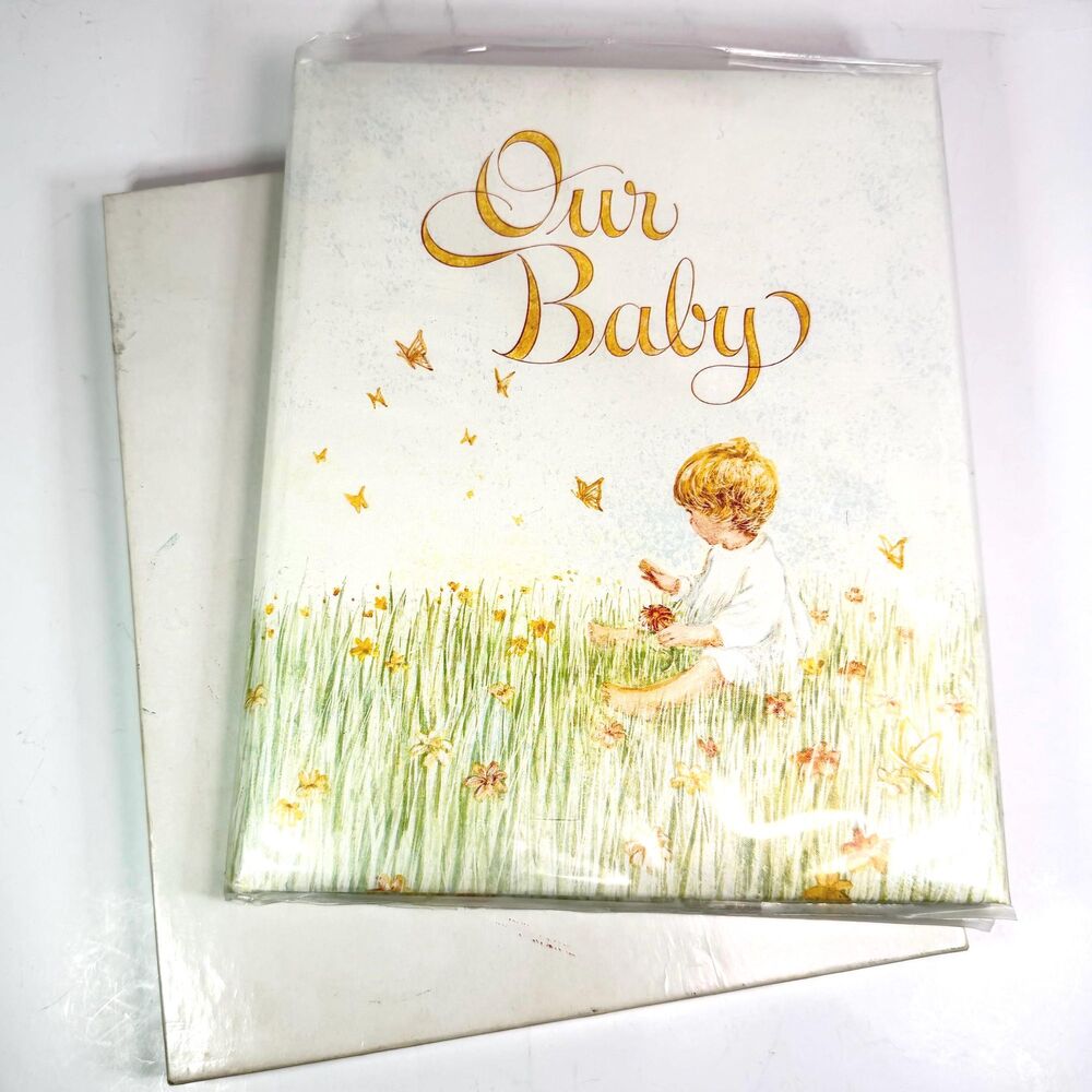 VTG Illustrated Our Baby Memory Book Baby Milestone Journal Boxed Unused